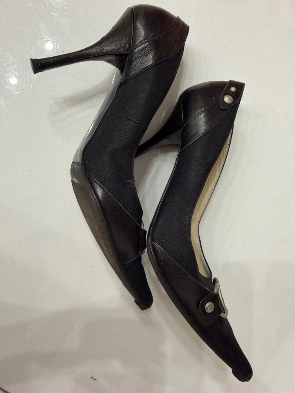 Black Women's Pointed Toe Stiletto Pump